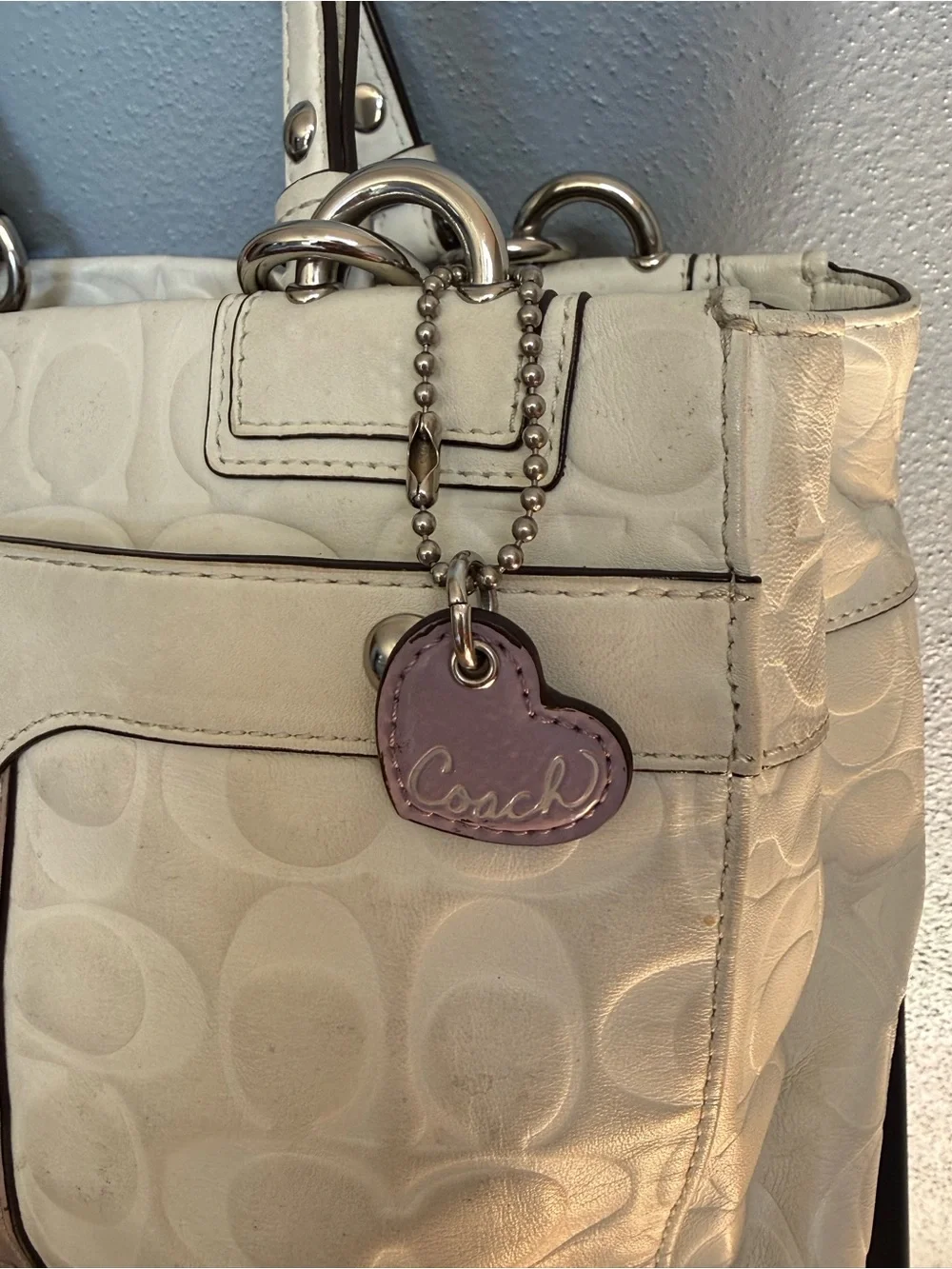 Vintage Coach Penelope Carryall Satchel Handbag